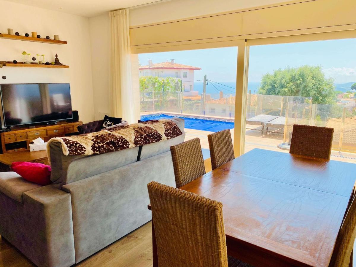 Luxury Villa Investingspain With Sea Views, Pool And Jacuzzi Lloret de Mar Exterior foto