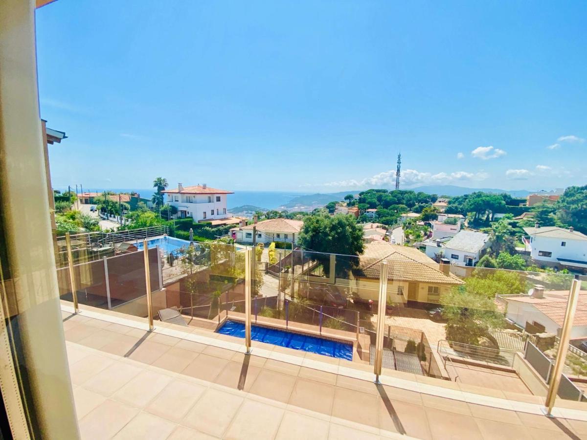 Luxury Villa Investingspain With Sea Views, Pool And Jacuzzi Lloret de Mar Exterior foto